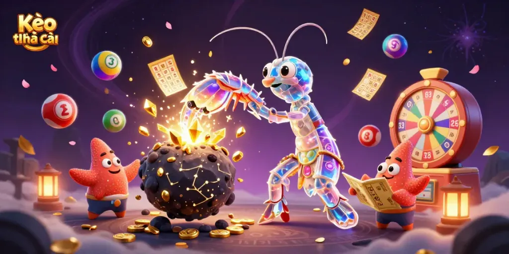 Engage in thrilling Kèo nhà cái betting experiences amidst a vibrant universe with interactive elements.