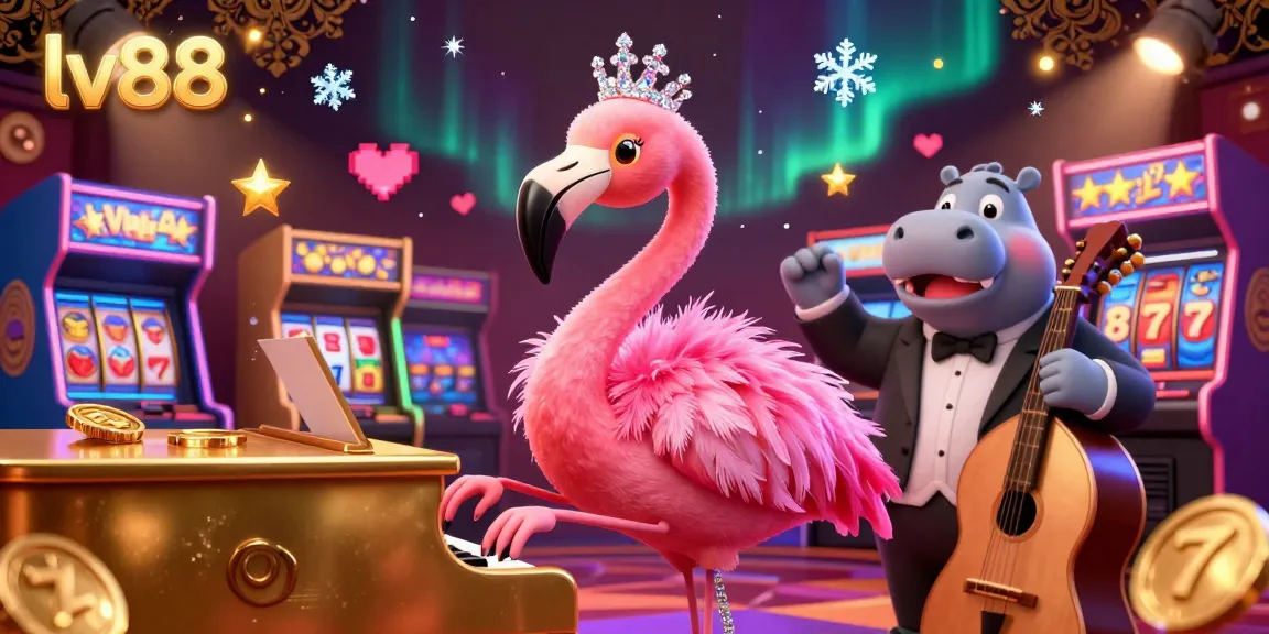 Experience the excitement of lv88 with vibrant casino elements featuring lively characters and dynamic gaming themes.