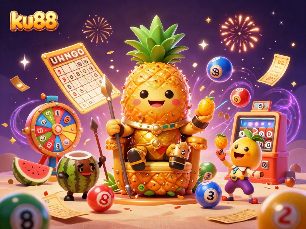 Engage in fun with ku88: A dynamic illustration of exciting casino characters and vibrant gaming elements.