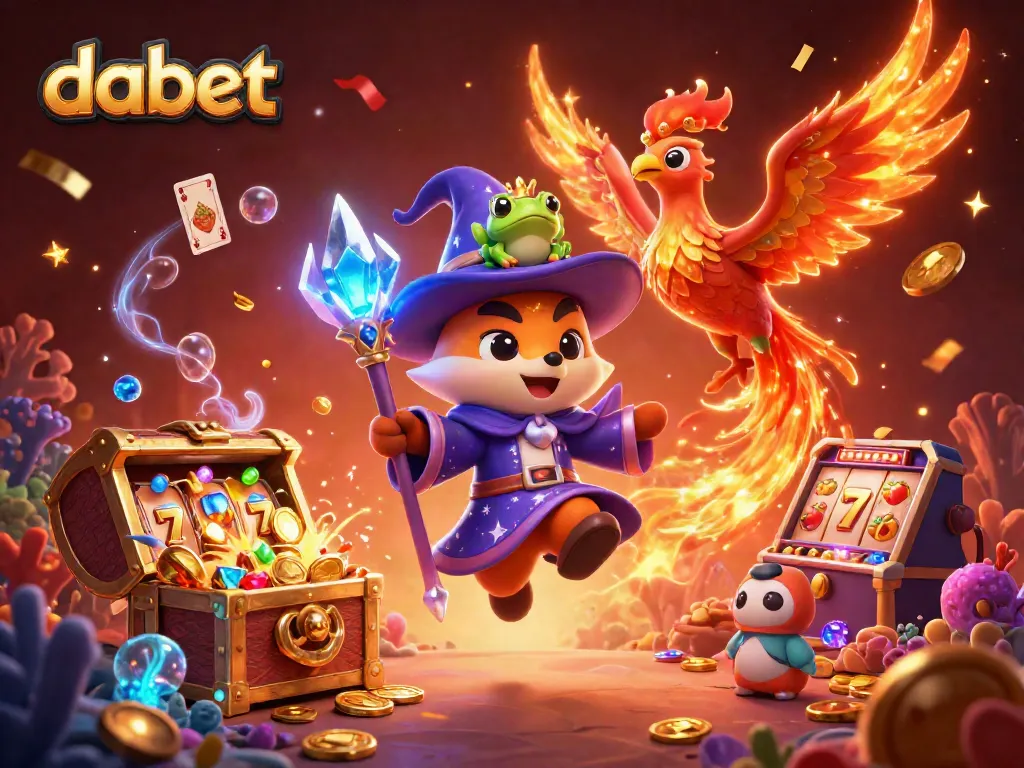 dabet unveils immersive gaming experience with a wizard fox, phoenix, and treasure-filled slot adventure.
