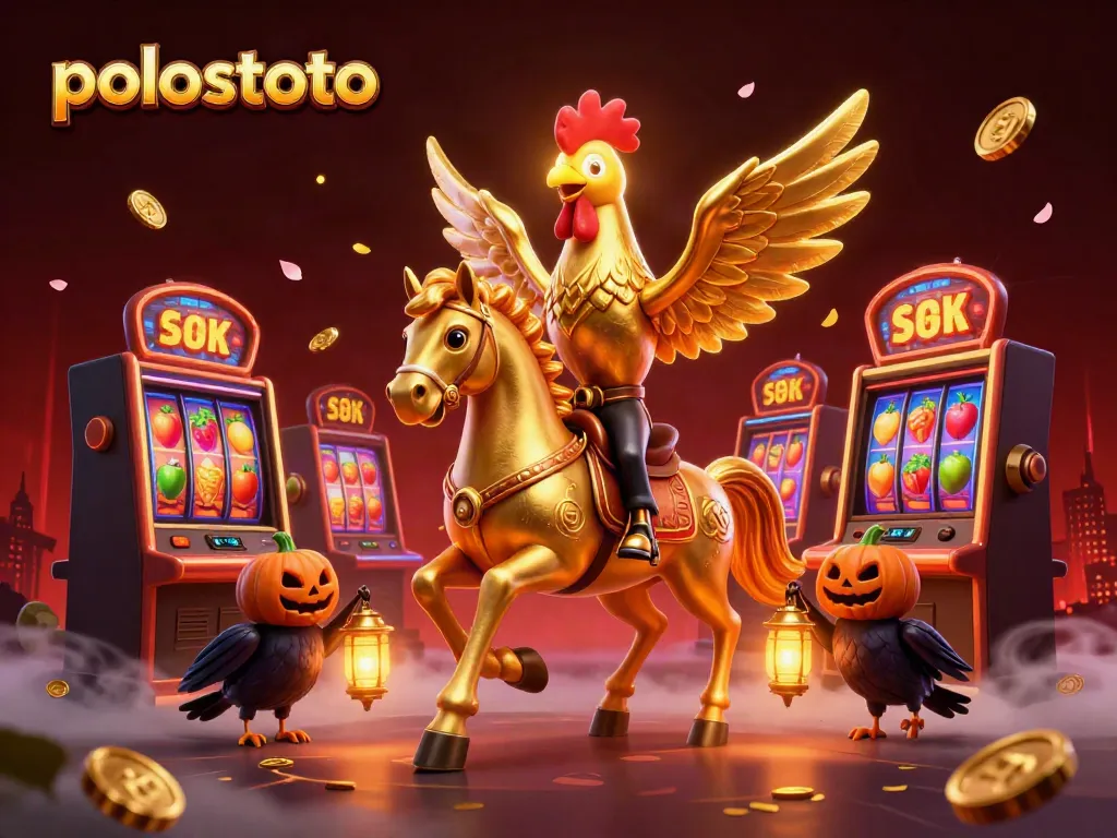 Experience gaming thrills at polostoto with golden roosters and slot machine excitement