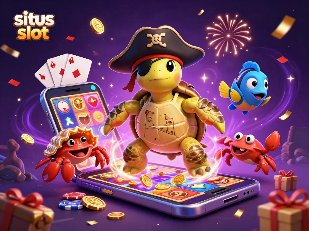 Permainan situs slot yang menakjubkan dengan kura-kura bajak laut dan harta karun, membuat kemenangan yang menggembirakan.