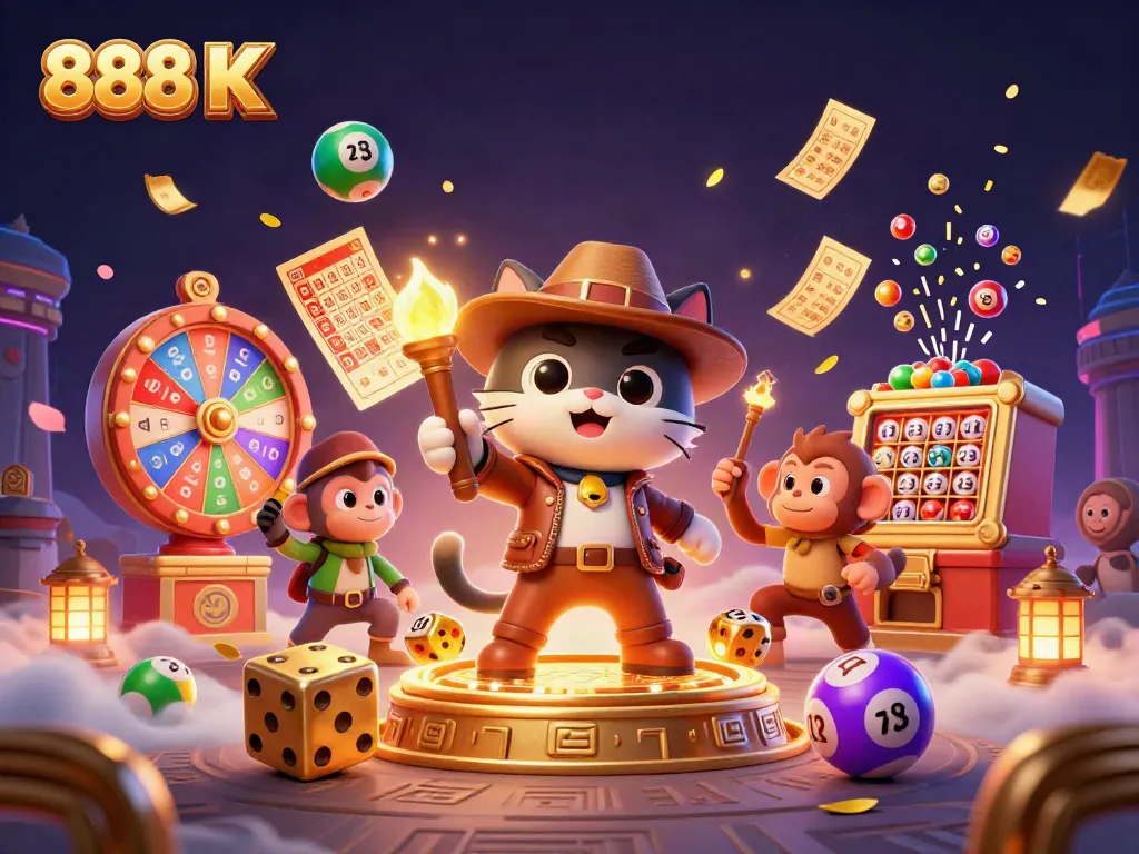 Engage in thrilling adventures at 888 K, discovering treasures and winning jackpots in a dynamic casino landscape.