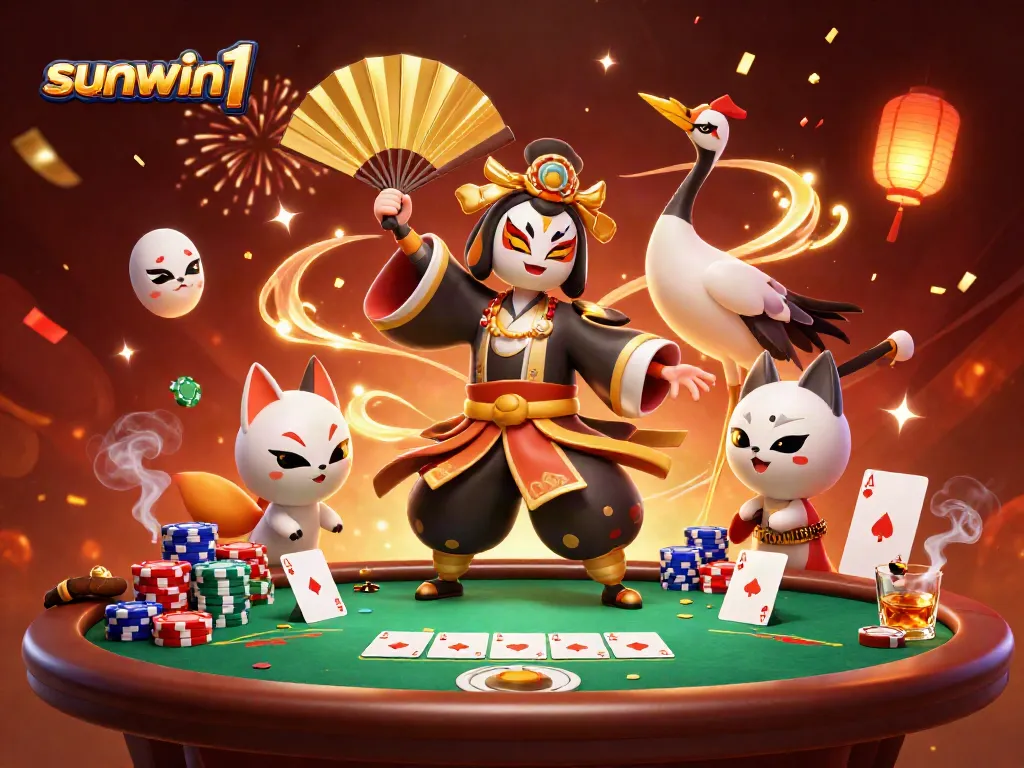 Experience thrilling moments at sunwin1 with vibrant poker gameplay and dynamic characters in action.